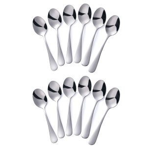 Koffielepels zilver set van 12