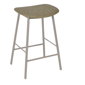 HMDH FJORD groene stof, taupe frame 65cm