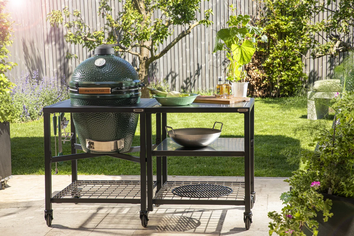 Big Green Egg Large + Modulair tafelsysteem SET 3 - Afbeelding 3