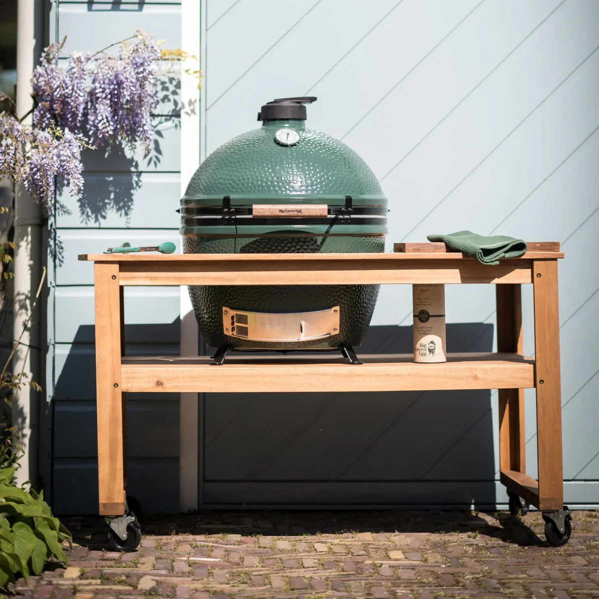 Big Green Egg Eucalyptus BBQ Tafel XL - Afbeelding 3