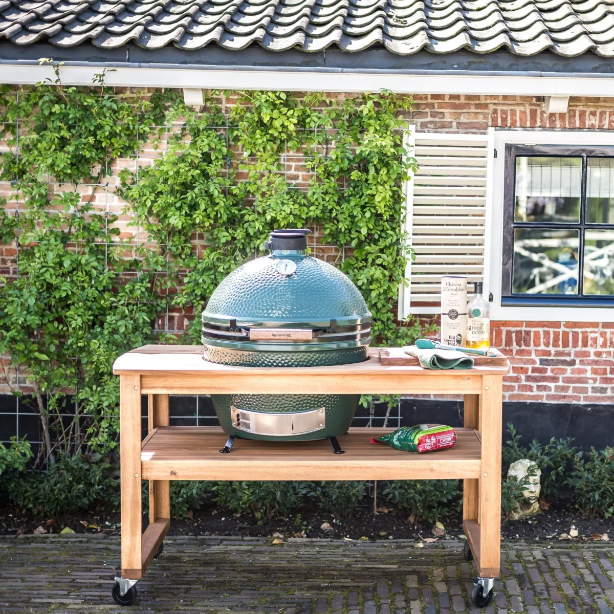 Big Green Egg Eucalyptus BBQ Tafel XL - Afbeelding 5