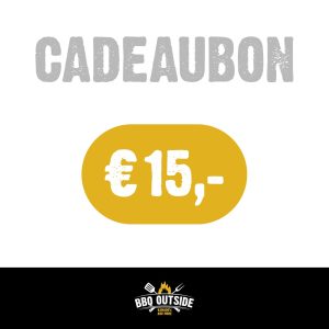 BBQ Outside cadeaubon t.w.v. € 15,-