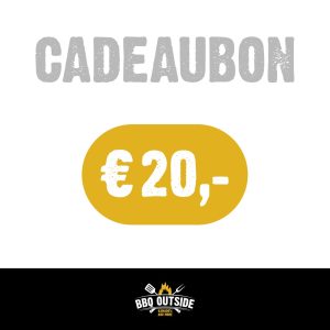 BBQ Outside cadeaubon t.w.v. € 20,-