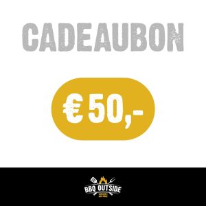 BBQ Outside cadeaubon t.w.v. € 50,-