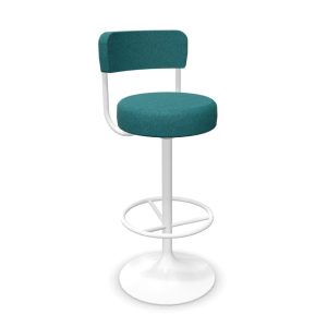 Cobra barkruk 75cm by Johanson groen/wit