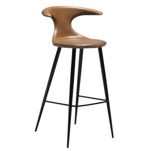 Flair barkruk cognac leer 75cm