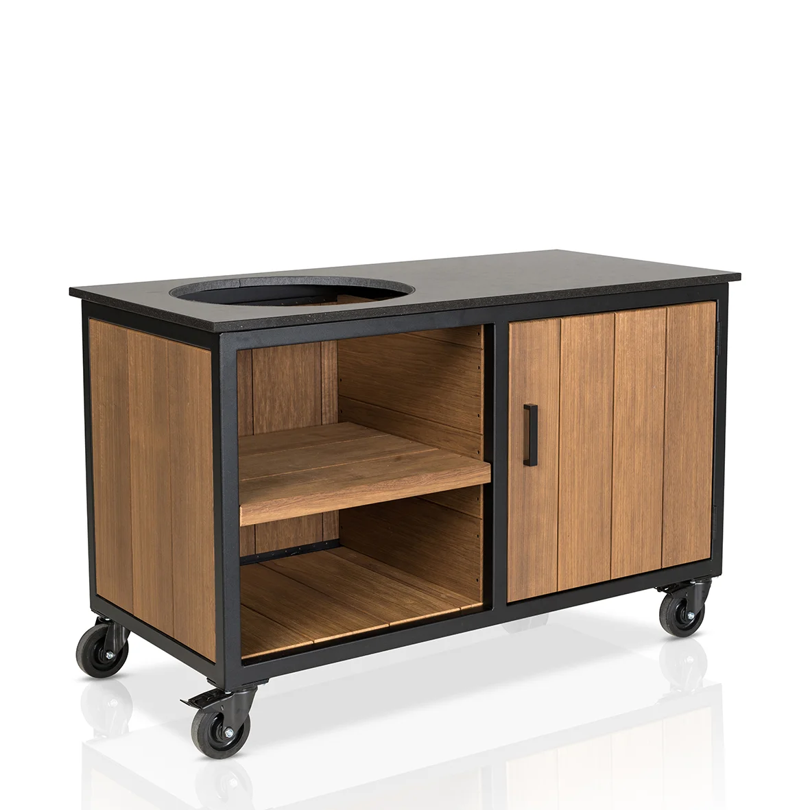 Big Green Egg XL + Fraaii Tafel Staal Fraké Storage - Afbeelding 4