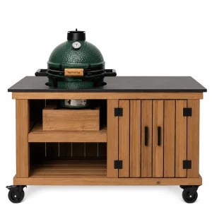 Fraaii Tafel Meranti Storage met werkblad Dekton – MiniMax