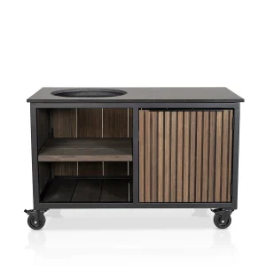 Fraaii Tafel Bamboo Graphite Rhombus Storage