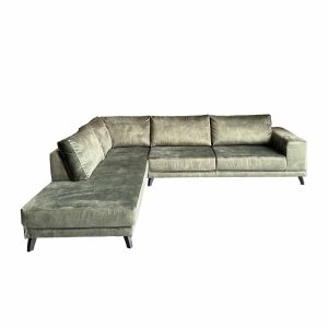 Hoekbank Large – Velvet Olive