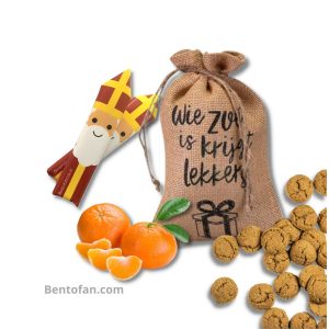 Jute zakje voor Sinterklaas lekkernijen