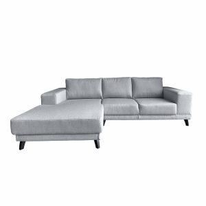 Hoekbank Medium – Geweven Espa Grey