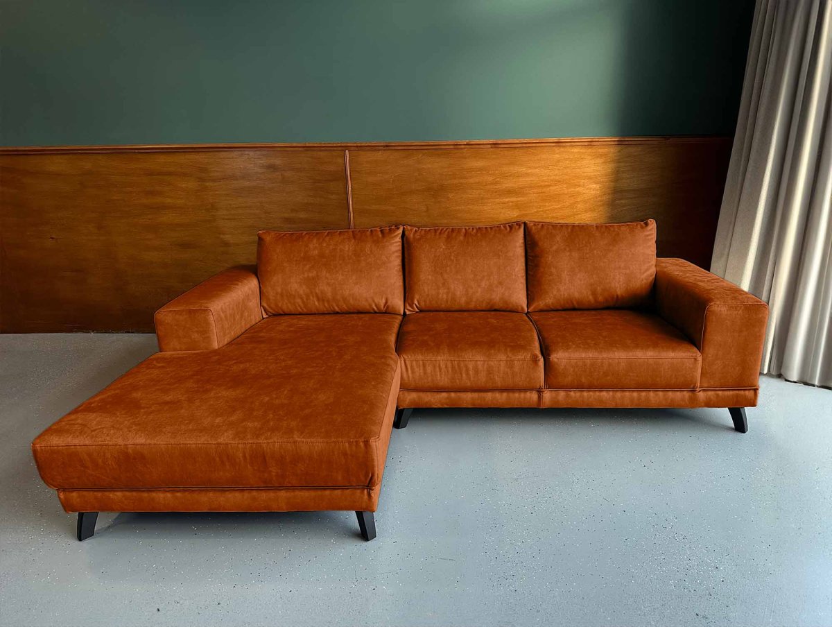 Hoekbank Medium – Velvet Philly Bronze - Afbeelding 3