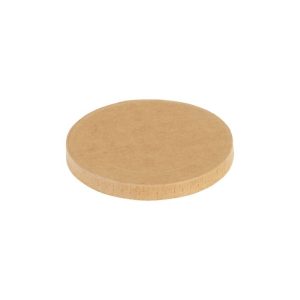 Kraft/PLA deksel voor container 105mm Ø