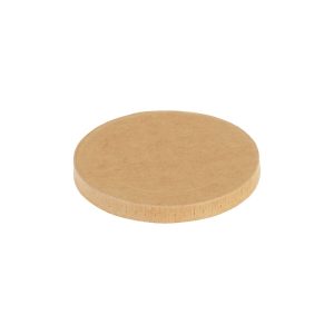 Kraft/PLA deksel voor container 85mm Ø