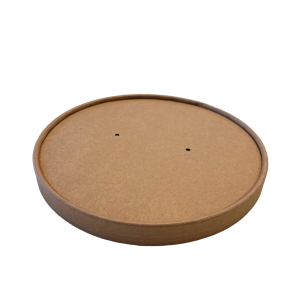 FSC® kraft deksel voor kraft PE bowl 900 / 1300 ml