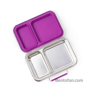 Lekkabox Duo RVS – Purple