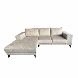 Hoekbank Medium – Velvet Soft Sand