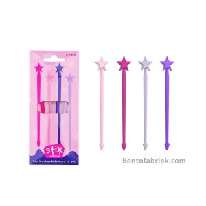 Lunch Punch Stix Pink – extra lange bento prikkers