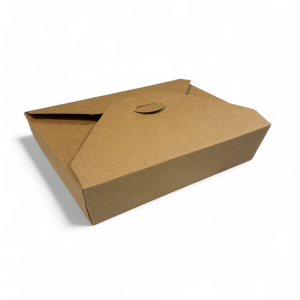 Oosterse maaltijdbox 1500 ml FSC® kraft 196x140x48mm