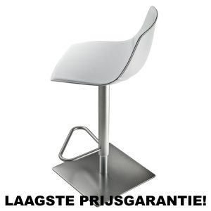 Miunn barkruk RVS frame/Leer