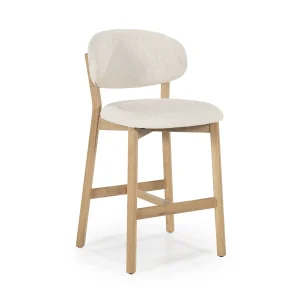 Mikky barkruk zand, eikenhout 68cm