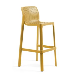 Net terrasbarkruk 76cm geel