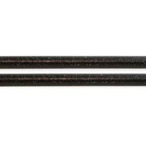 Refork drinkrietje zwart 6 mm / 20 cm