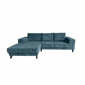 Hoekbank Medium – Rib Slate Grey