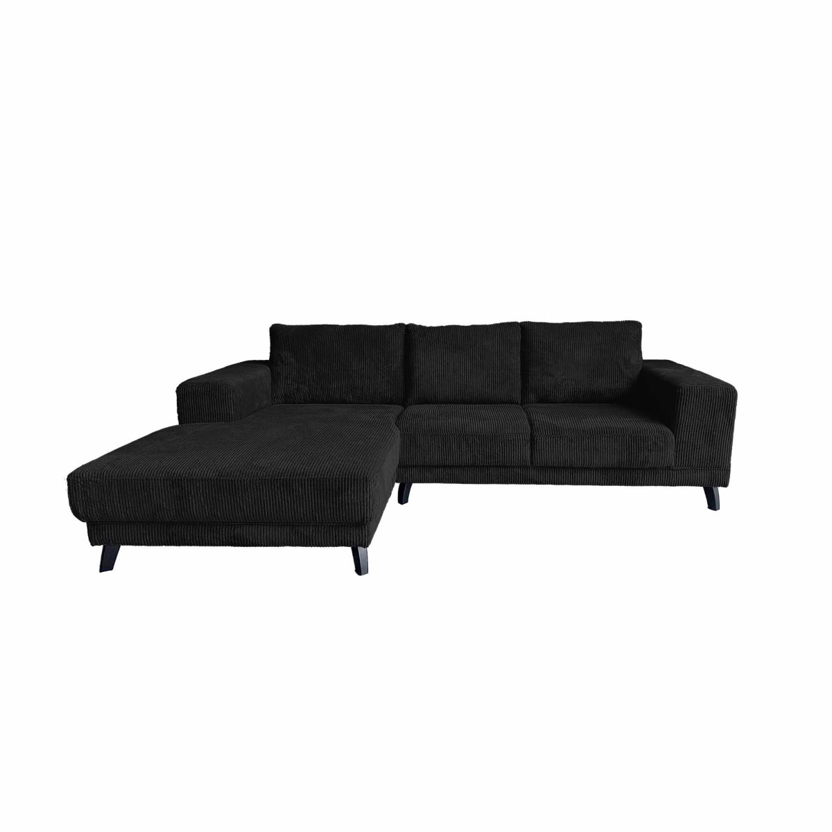 Hoekbank Medium – Rib Smoky Black