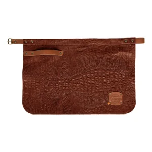 Xapron leren sloof New York Caiman Cognac