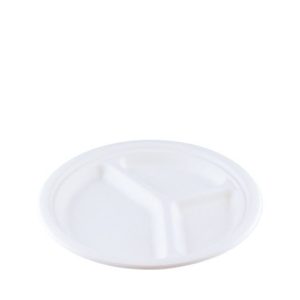 Suikerriet bord 26cm Ø 3-vaks