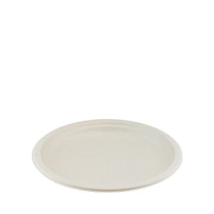 Suikerriet bord 26cm Ø bruin