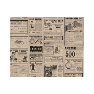 Vetvrij papier of hamburgervellen bruin krant 31x38cm