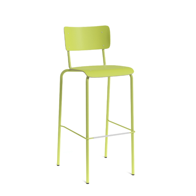 Industriële barkruk BarCollege 80cm groen - Afbeelding 2