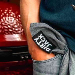 DIRTY JACK Kookdoek | Charcoal – Black Label