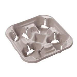 Pulp BIO draagtray voor 4 bekers
