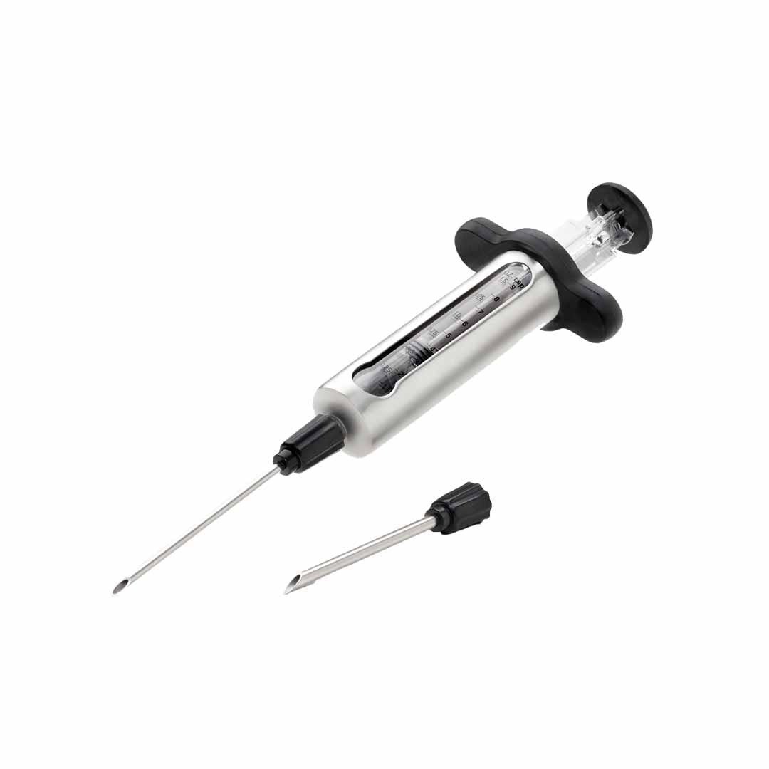 Napoleon RVS marinade injectiespuit inclusief 2 naalden - Afbeelding 2
