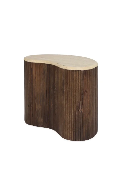 Bijzettafel Mari Organisch 50 x 33 cm | Eleonora meubelen - Afbeelding 2